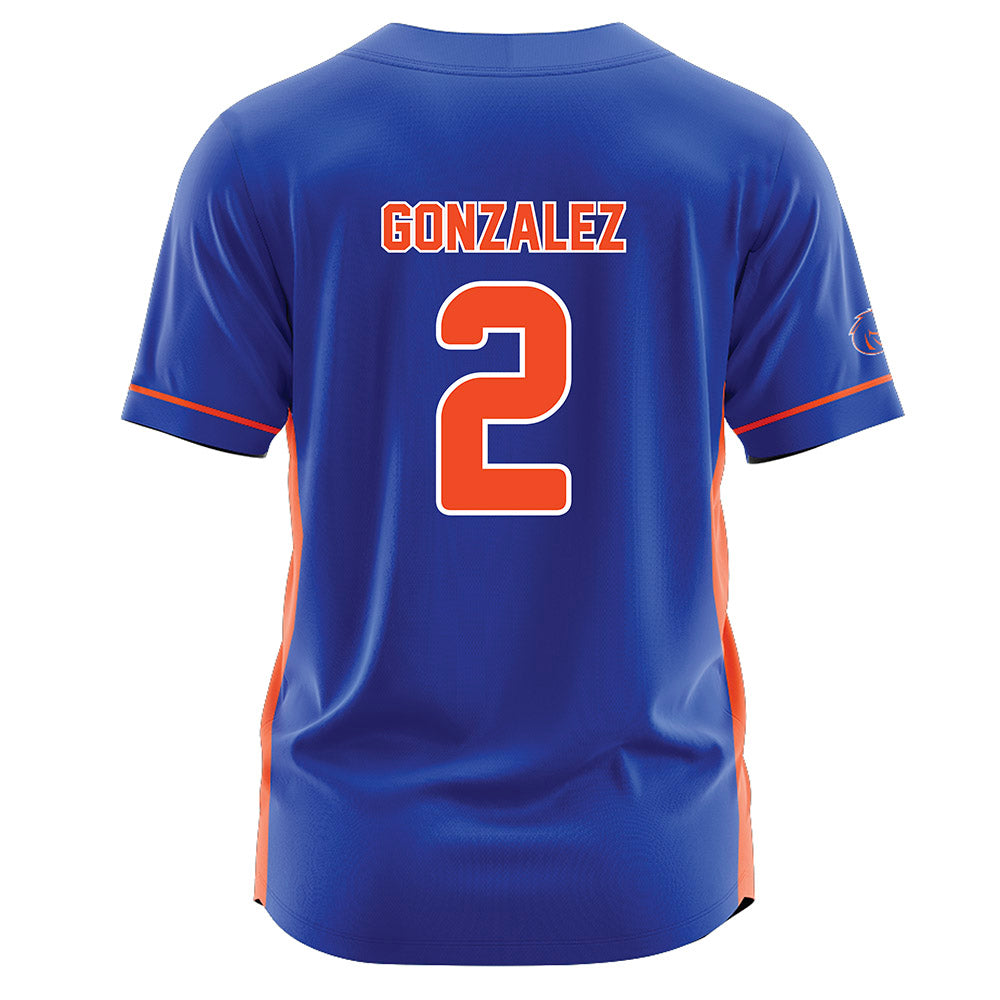 Boise State - NCAA Softball : Marissa Gonzalez - Blue Jersey-1