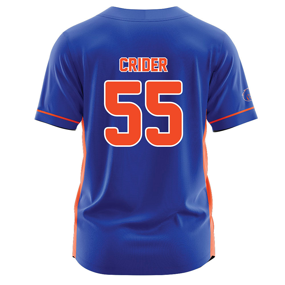 Boise State - NCAA Softball : Jorja Crider - Blue Jersey-1