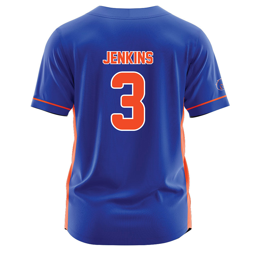 Boise State - NCAA Softball : Talia Jenkins - Blue Jersey-1