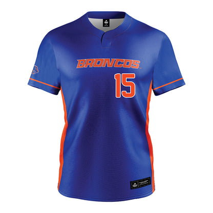 Boise State - NCAA Softball : Kaylee Vieira - Blue Jersey-0