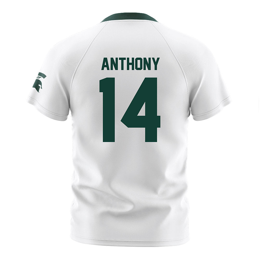 Michigan State - NCAA Women's Soccer : Mackenzie Anthony - White Soccer Jersey