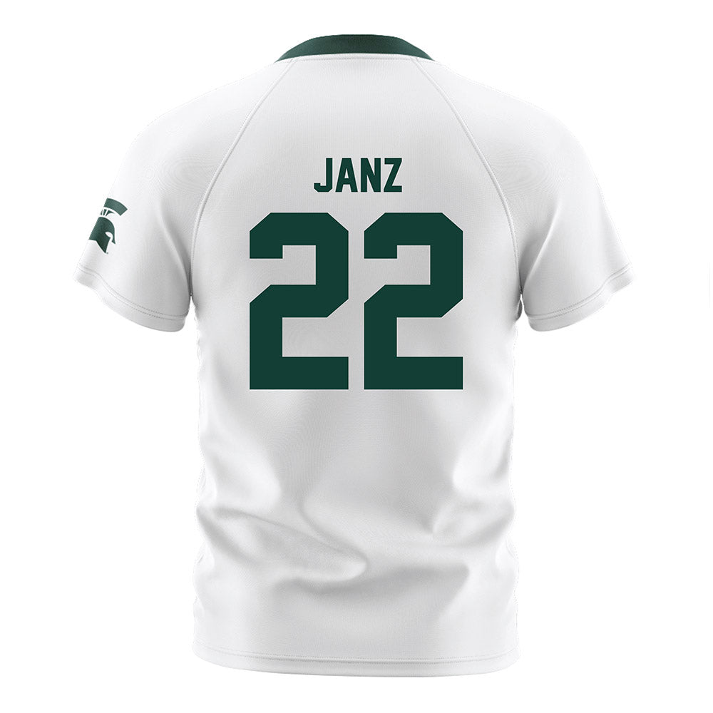 Michigan State - NCAA Women's Soccer : Ella Janz - White Soccer Jersey