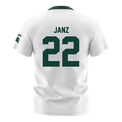 Michigan State - NCAA Women's Soccer : Ella Janz - White Soccer Jersey