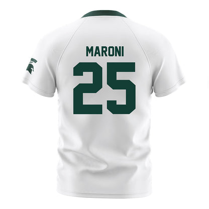 Michigan State - NCAA Women's Soccer : Samantha Maroni - White Soccer Jersey-1