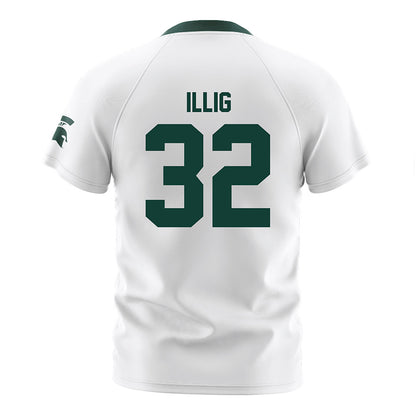 Michigan State - NCAA Women's Soccer : Maggie Illig - White Soccer Jersey