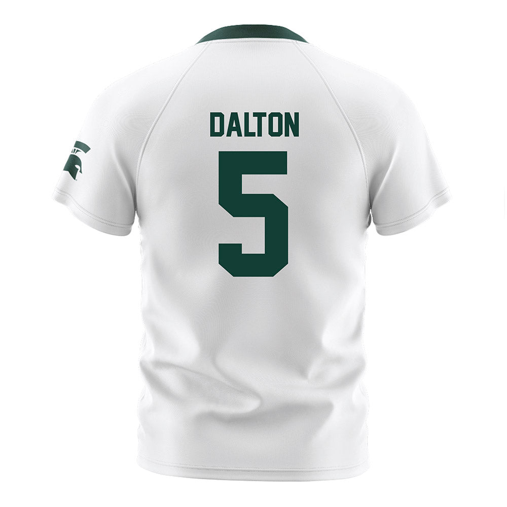 Michigan State - NCAA Women's Soccer : Regan Dalton - White Soccer Jersey