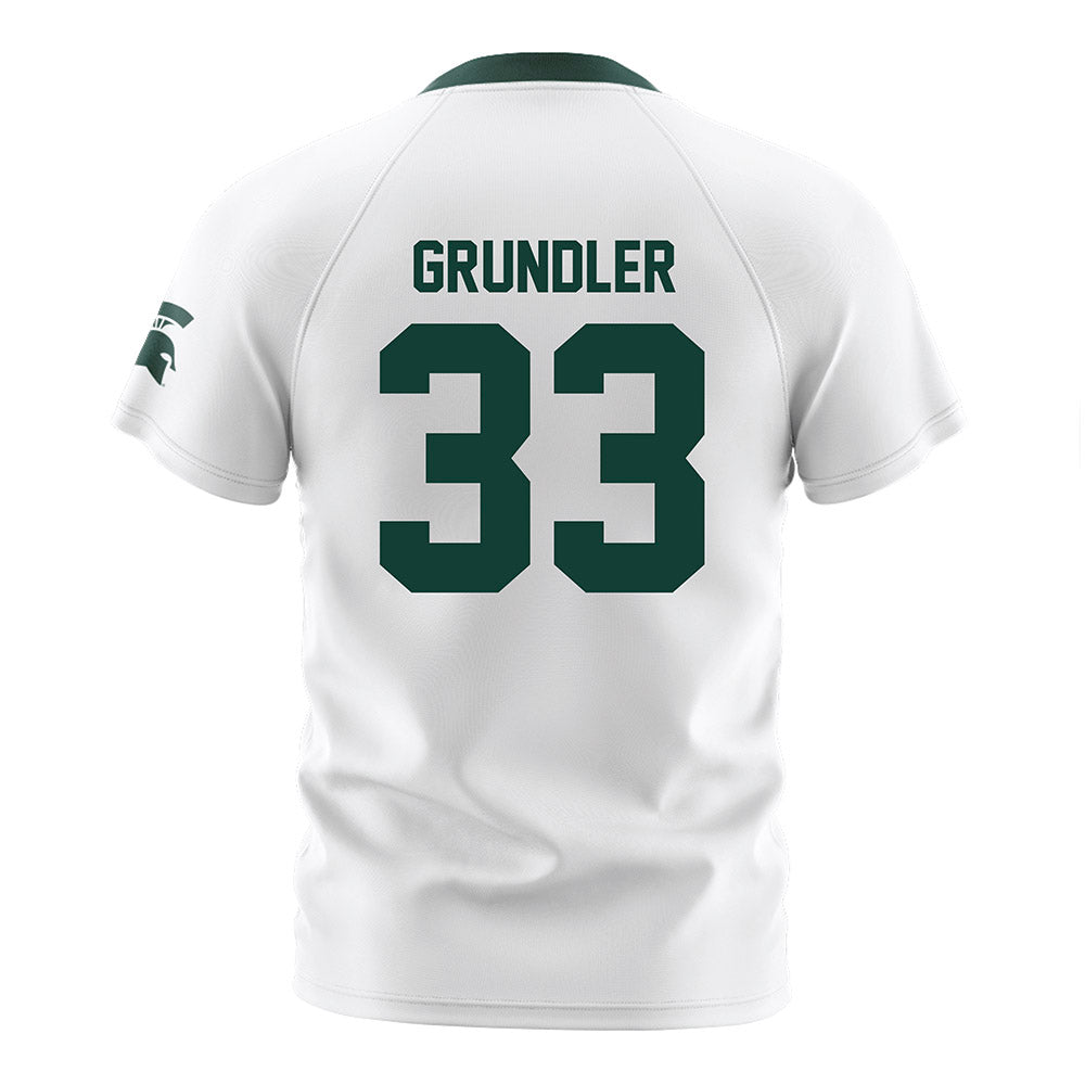 Michigan State - NCAA Women's Soccer : Lexi Grundler - White Soccer Jersey