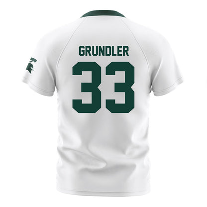 Michigan State - NCAA Women's Soccer : Lexi Grundler - White Soccer Jersey