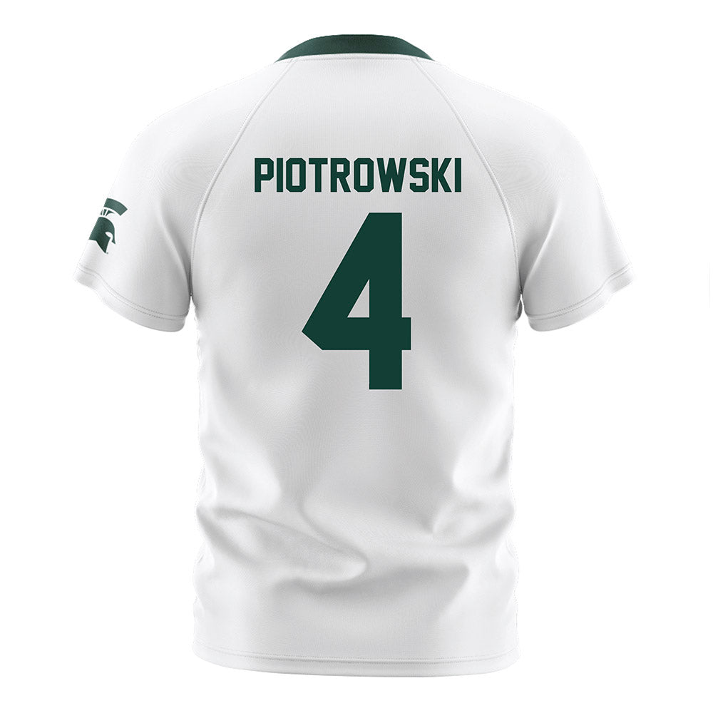 Michigan State - NCAA Women's Soccer : Sophia Piotrowski - White Soccer Jersey-1