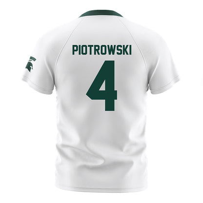 Michigan State - NCAA Women's Soccer : Sophia Piotrowski - White Soccer Jersey-1
