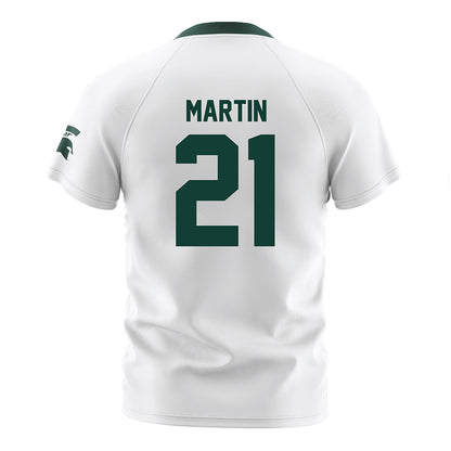 Michigan State - NCAA Women's Soccer : Maleeya Martin - White Soccer Jersey-1