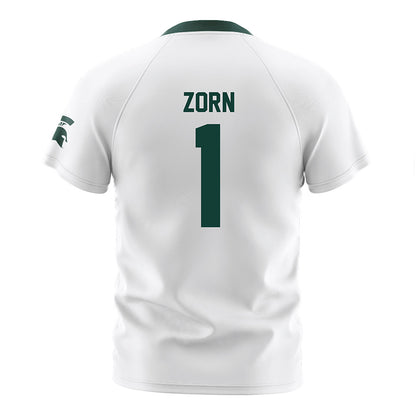 Michigan State - NCAA Women's Soccer : Kennedy Zorn - White Soccer Jersey-1