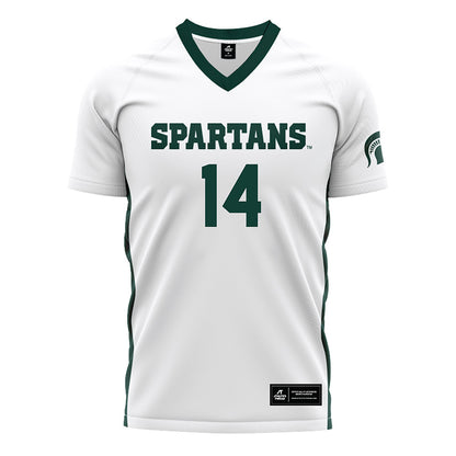 Michigan State - NCAA Women's Soccer : Mackenzie Anthony - White Soccer Jersey