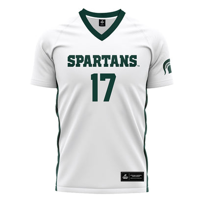 Michigan State - NCAA Women's Soccer : Allie Mairn - White Soccer Jersey-0
