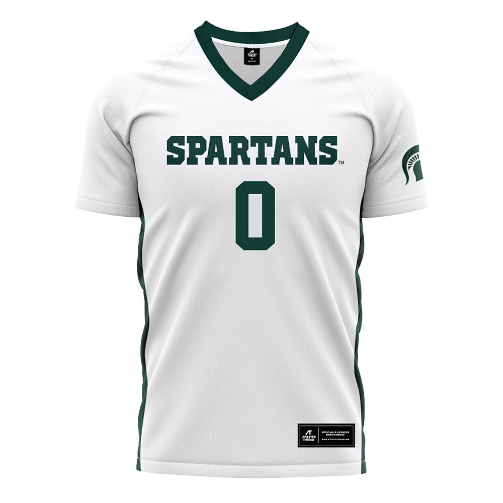 Michigan State - NCAA Women's Soccer : Noelle Henning - White Soccer Jersey-0