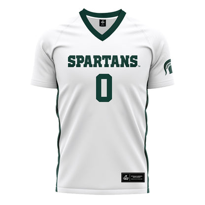 Michigan State - NCAA Women's Soccer : Noelle Henning - White Soccer Jersey-0
