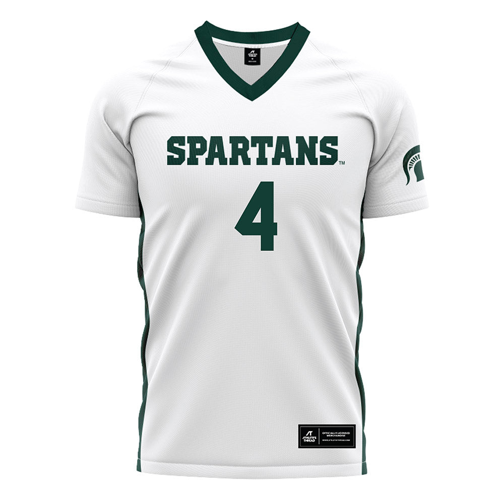 Michigan State - NCAA Women's Soccer : Sophia Piotrowski - White Soccer Jersey-0