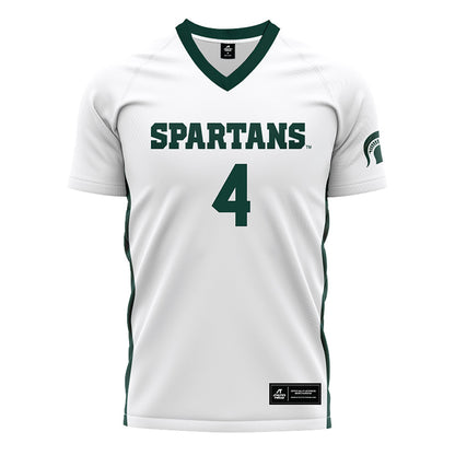 Michigan State - NCAA Women's Soccer : Sophia Piotrowski - White Soccer Jersey-0