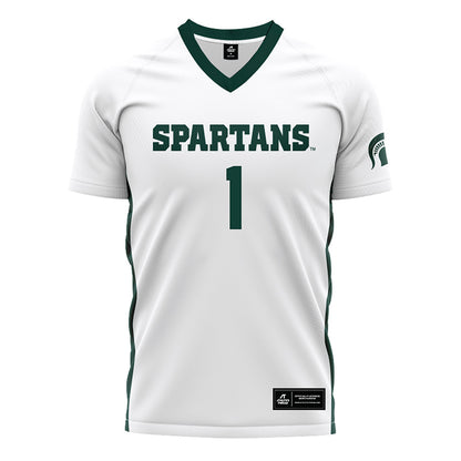 Michigan State - NCAA Women's Soccer : Kennedy Zorn - White Soccer Jersey-0
