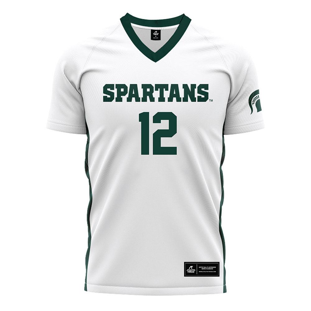 Michigan State - NCAA Women's Soccer : Jordyn Wickes - White Soccer Jersey