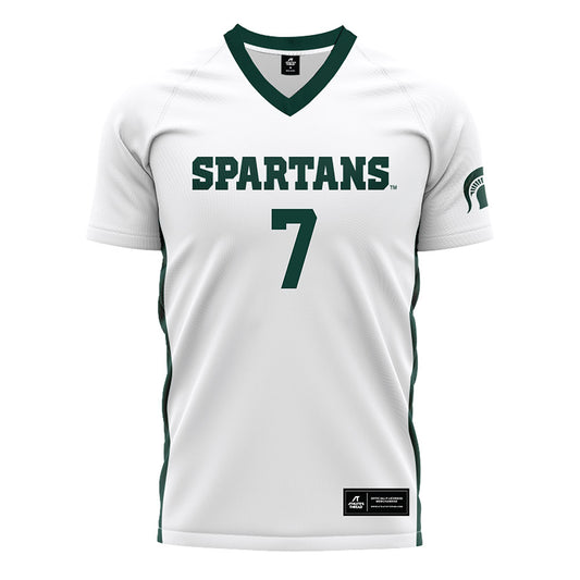 Michigan State - NCAA Women's Soccer : Aubree Ciampa - White Soccer Jersey-0