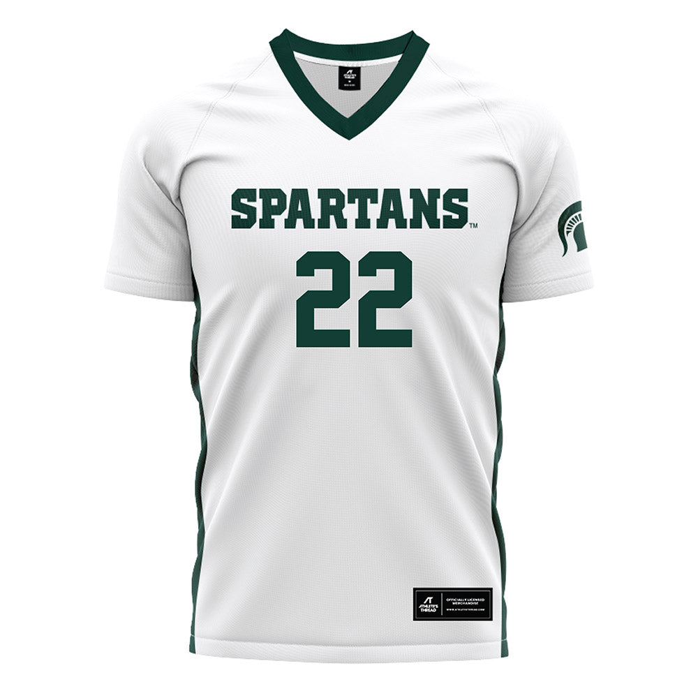 Michigan State - NCAA Women's Soccer : Ella Janz - White Soccer Jersey