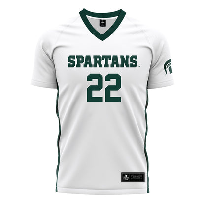Michigan State - NCAA Women's Soccer : Ella Janz - White Soccer Jersey