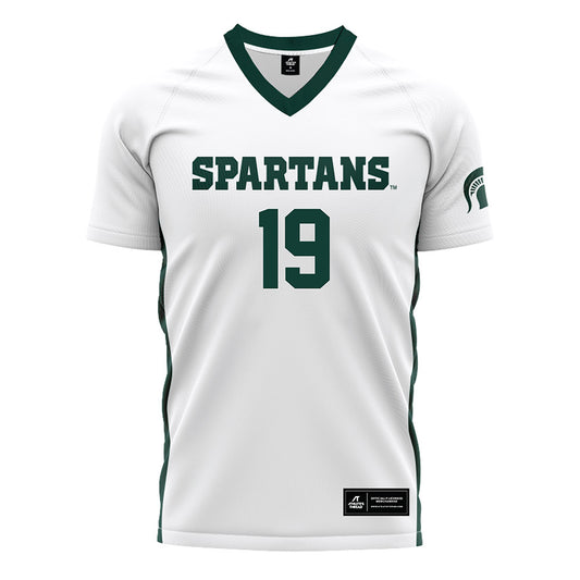 Michigan State - NCAA Women's Soccer : Emerson Sargeant - White Soccer Jersey-0