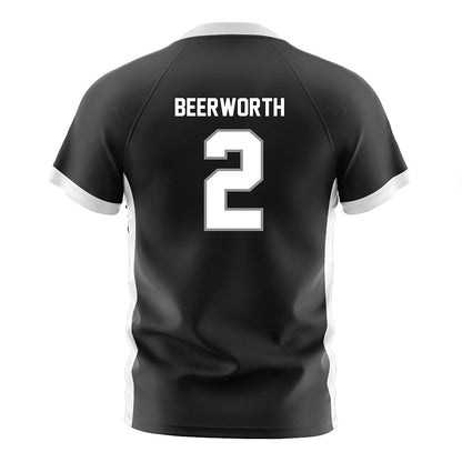 Michigan State - NCAA Women's Soccer : Sofia Beerworth - Black Soccer Jersey-1
