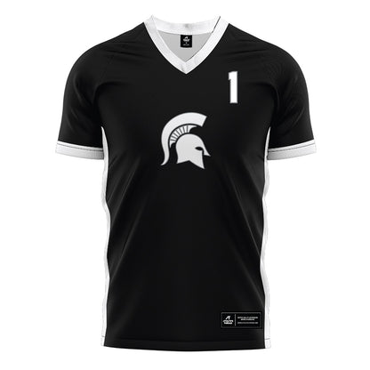 Michigan State - NCAA Women's Soccer : Kennedy Zorn - Black Soccer Jersey-0