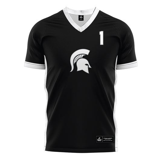 Michigan State - NCAA Women's Soccer : Kennedy Zorn - Black Soccer Jersey-0