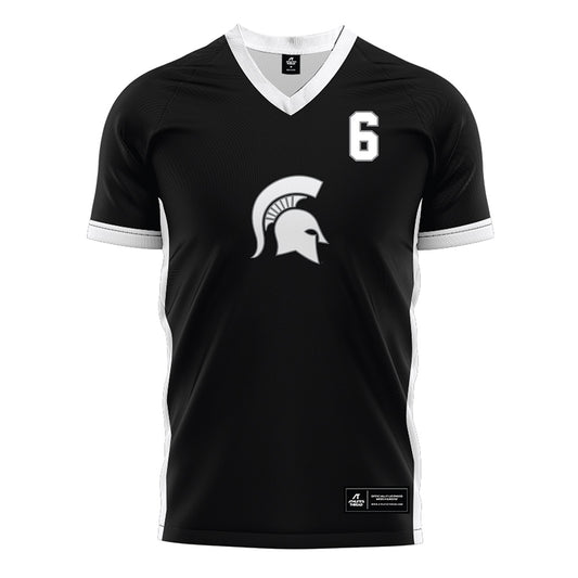 Michigan State - NCAA Women's Soccer : Remini Tillotson - Black Soccer Jersey-0