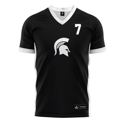 Michigan State - NCAA Women's Soccer : Aubree Ciampa - Black Soccer Jersey-0