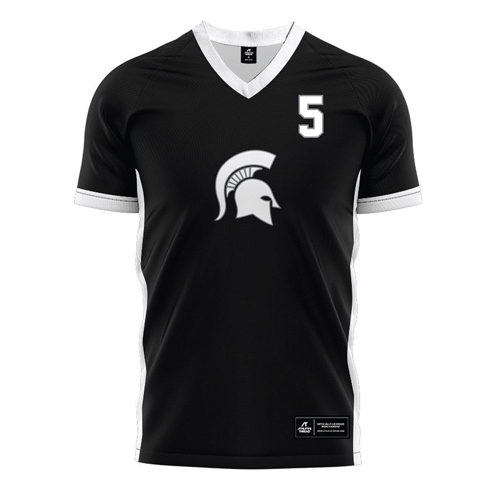 Michigan State - NCAA Women's Soccer : Regan Dalton - Black Soccer Jersey