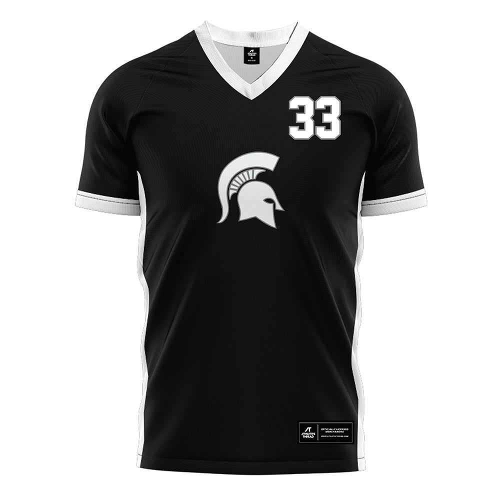 Michigan State - NCAA Women's Soccer : Lexi Grundler - Black Soccer Jersey