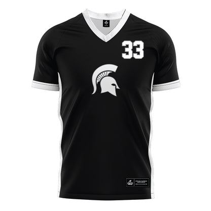 Michigan State - NCAA Women's Soccer : Lexi Grundler - Black Soccer Jersey