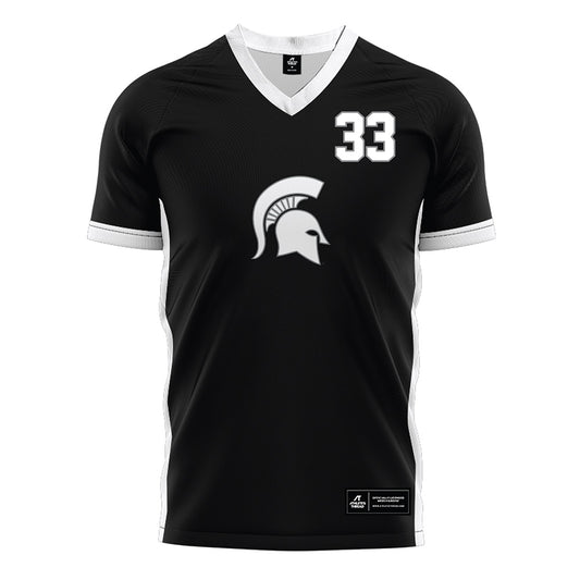 Michigan State - NCAA Women's Soccer : Lexi Grundler - Black Soccer Jersey