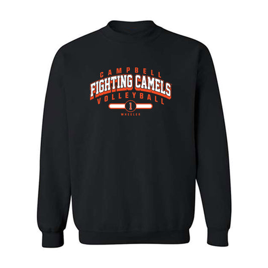 Campbell - NCAA Women's Volleyball : Lauren Wheeler - Classic Fashion Shersey Crewneck Sweatshirt-0