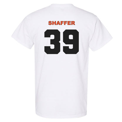 Campbell - NCAA Baseball : Braxton Shaffer - Classic Shersey T-Shirt-1