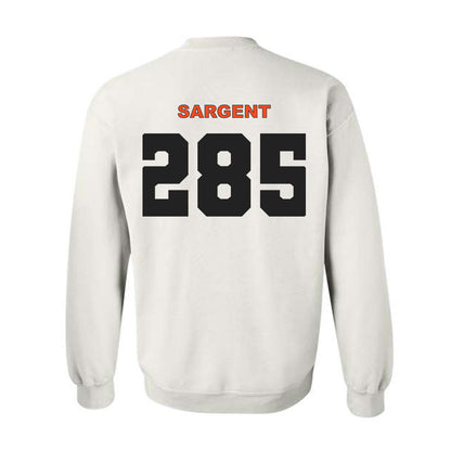 Campbell - NCAA Wrestling : Landon Sargent - Classic Shersey Crewneck Sweatshirt-1