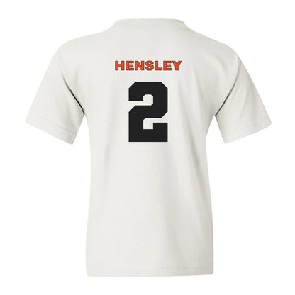 Campbell - NCAA Baseball : Connor Hensley - Classic Shersey Youth T-Shirt-1
