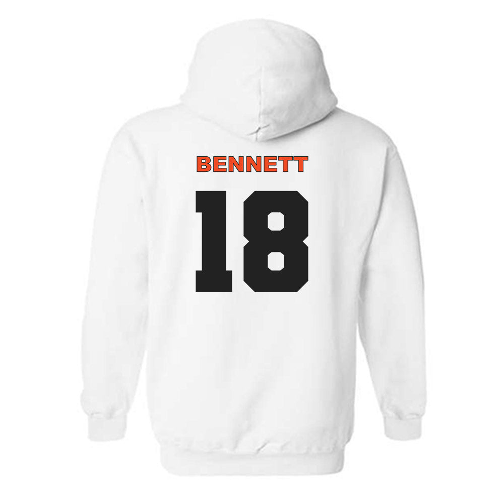 Campbell - NCAA Softball : Ryleigh Bennett - Classic Shersey Hooded Sweatshirt-1