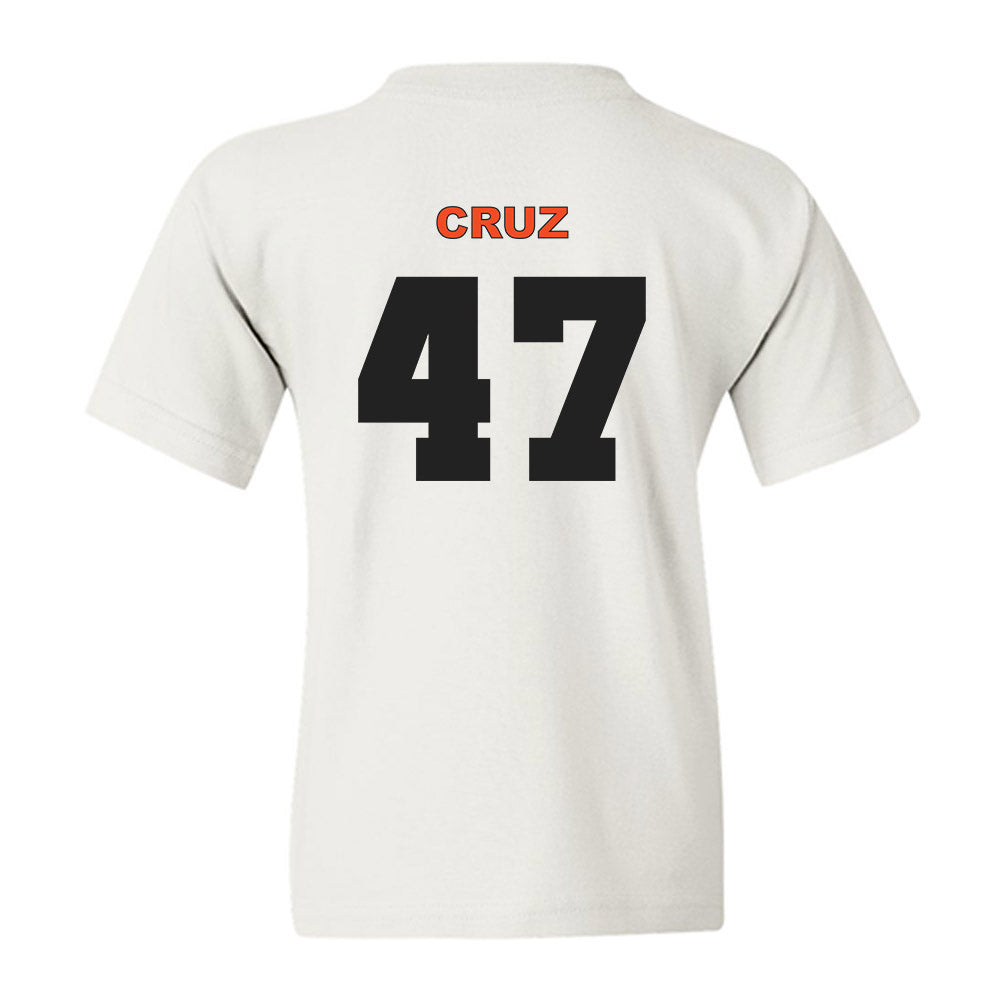 Campbell - NCAA Baseball : Gabriel Cruz - Classic Shersey Youth T-Shirt-1