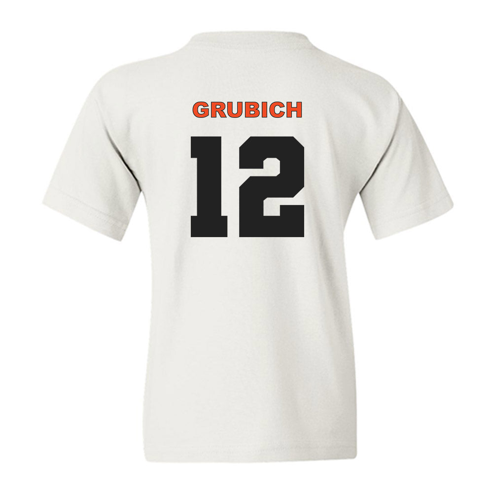 Campbell - NCAA Baseball : Lleyton Grubich - Classic Shersey Youth T-Shirt-1