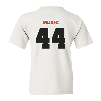 Campbell - NCAA Baseball : Jett Music - Classic Shersey Youth T-Shirt-1