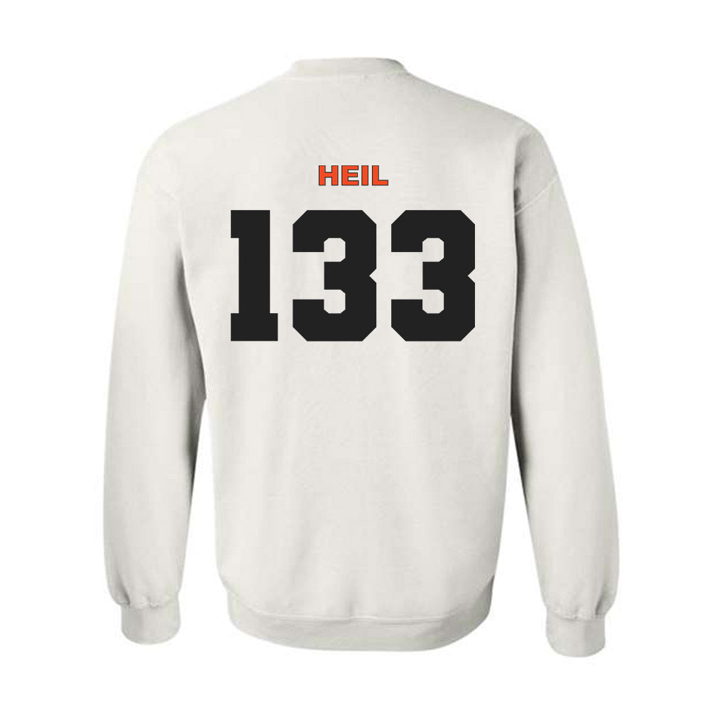 Campbell - NCAA Wrestling : Logan Heil - Classic Shersey Crewneck Sweatshirt-1