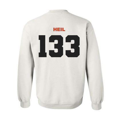 Campbell - NCAA Wrestling : Logan Heil - Classic Shersey Crewneck Sweatshirt-1