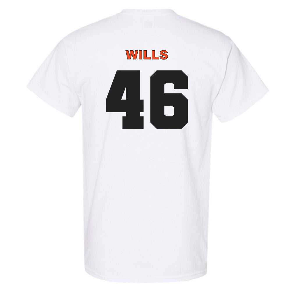 Campbell - NCAA Baseball : Houston Wills - Classic Shersey T-Shirt-1