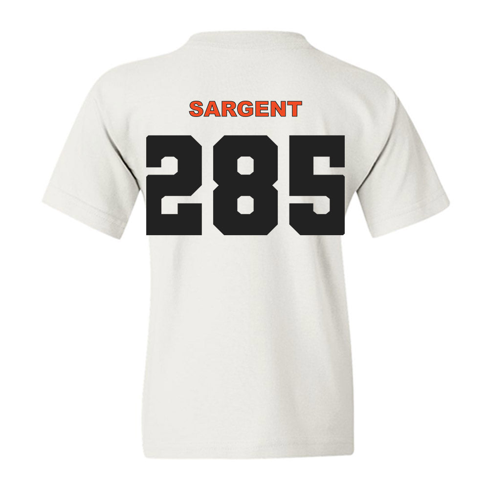 Campbell - NCAA Wrestling : Landon Sargent - Classic Shersey Youth T-Shirt-1