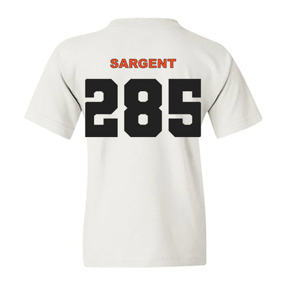 Campbell - NCAA Wrestling : Landon Sargent - Classic Shersey Youth T-Shirt-1